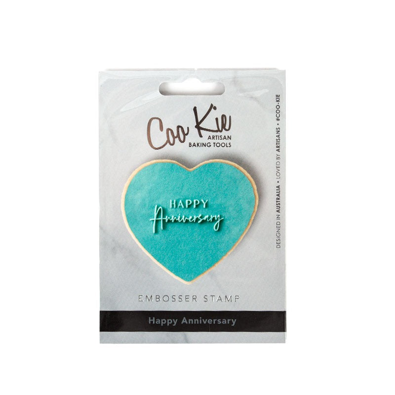 COO KIE Embosser Stamp - HAPPY ANNIVERSARY image 0