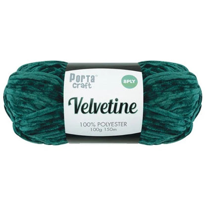 Velvetine Yarn 100g 150m Jungle Green