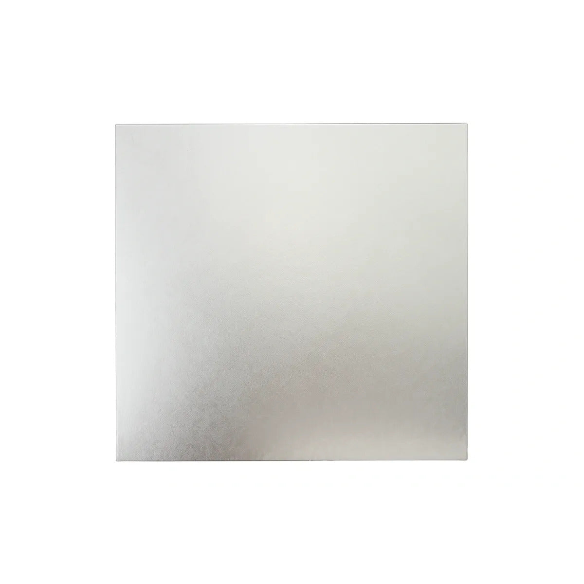14in Silver Square Masonite Cake Board image 0