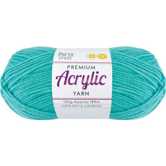 Acrylic Yarn 100g 189m 8ply - Sea Foam