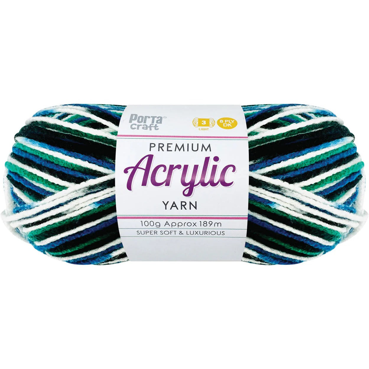 Acrylic Yarn 100g 189m 8ply - Torres Strait Islander