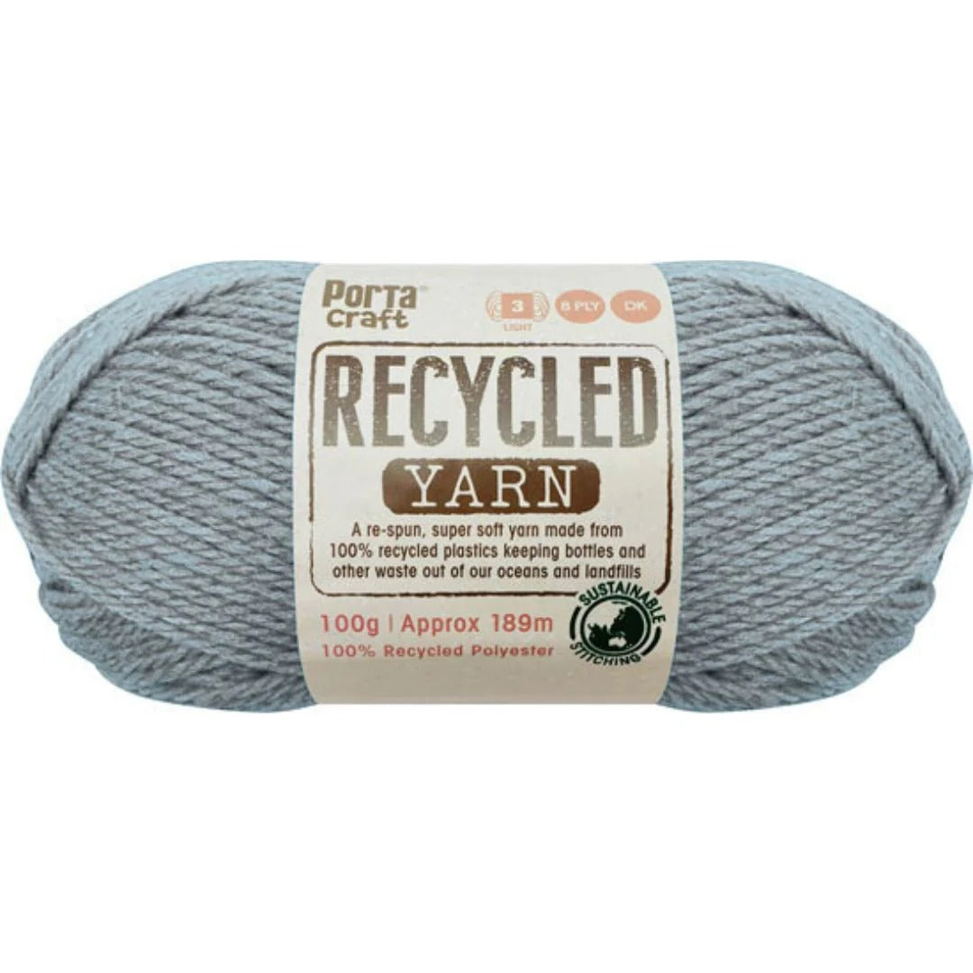 Recycled Yarn 100g 189m 8ply Cornflower Melange