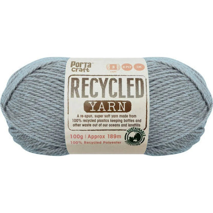 Recycled Yarn 100g 189m 8ply Cornflower Melange