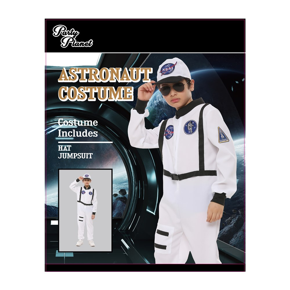 Astronaut Kids Costume XLarge (H: 140cm W: 62cm) image 0