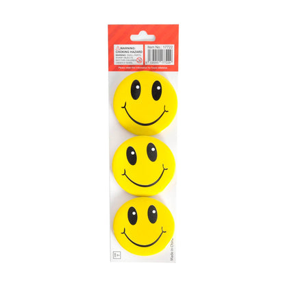 Smiley Face Badges 3pcs image 0