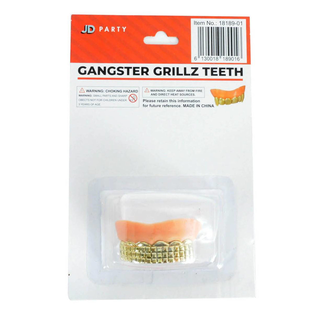 Grillz Gangster Teeth (Gold) image 0