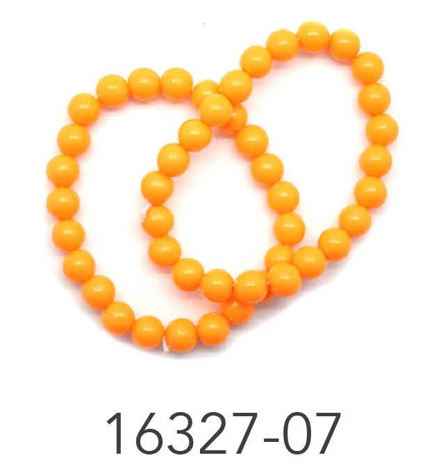Neon Beaded Bracelet (Orange)2pk image 0