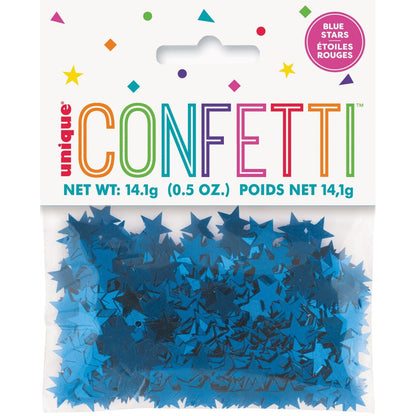 BLUE STARS CONFETTI .5oz image 0