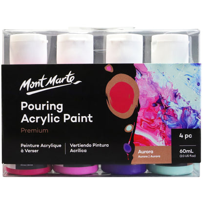 Pouring Acrylic 4pc x 60ml - Aurora image 0