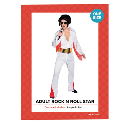 Adult 50s Rock N' Roll Star Costume image 0