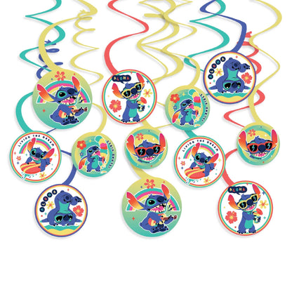 12 Lilo & Stitch Hanging Spiral Deco image 0