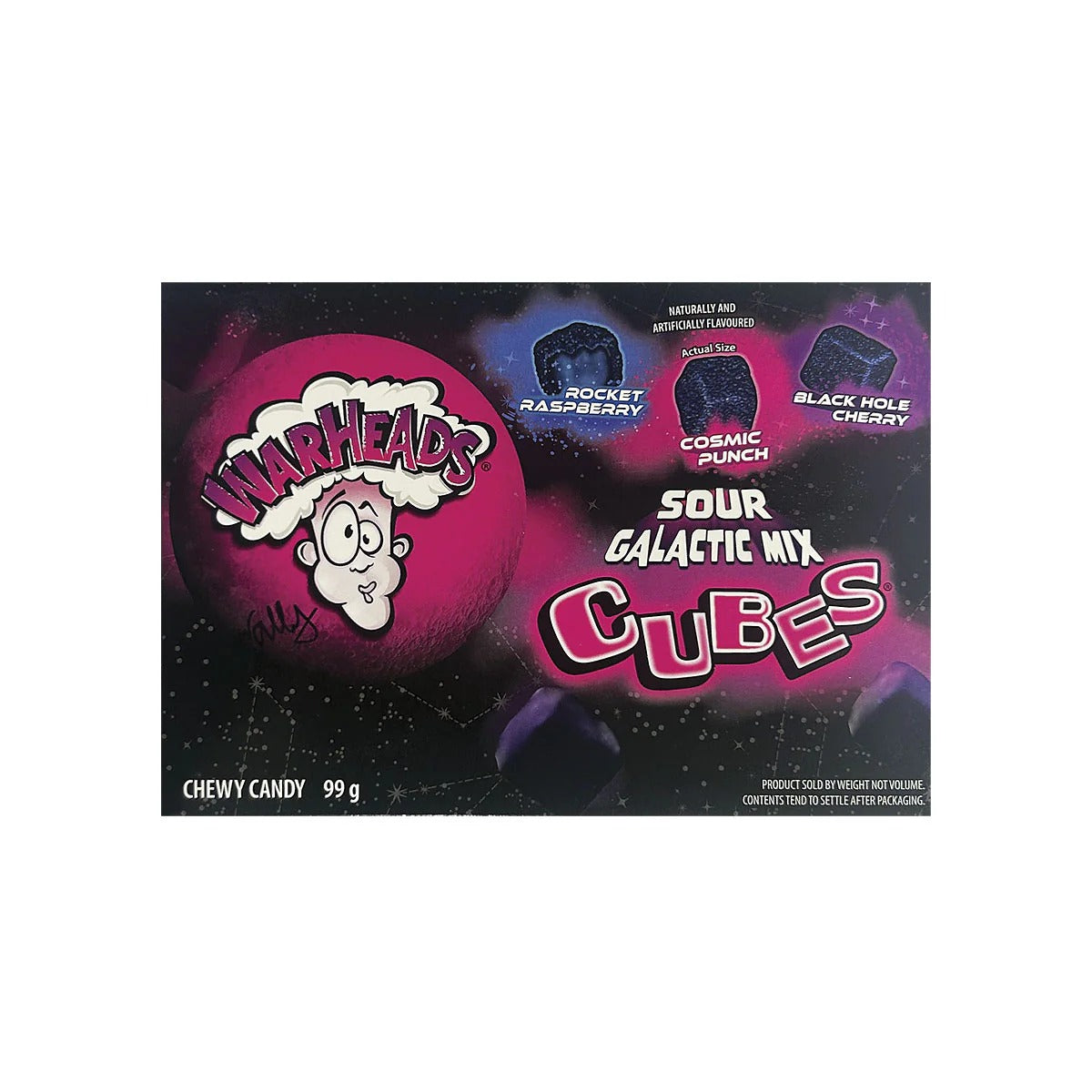 Warheads Theater Box Galactic Cubes 99g image 0