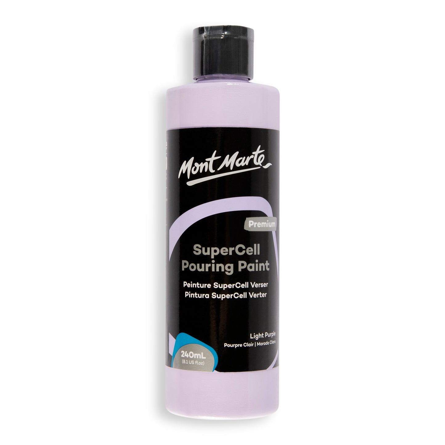 SuperCell Pouring Paint 240ml - Light Purple image 0