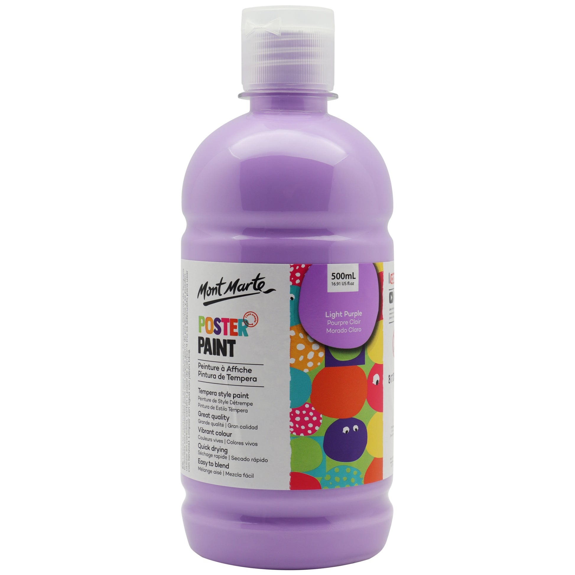 Poster Paint 500ml - Light Purple image 0