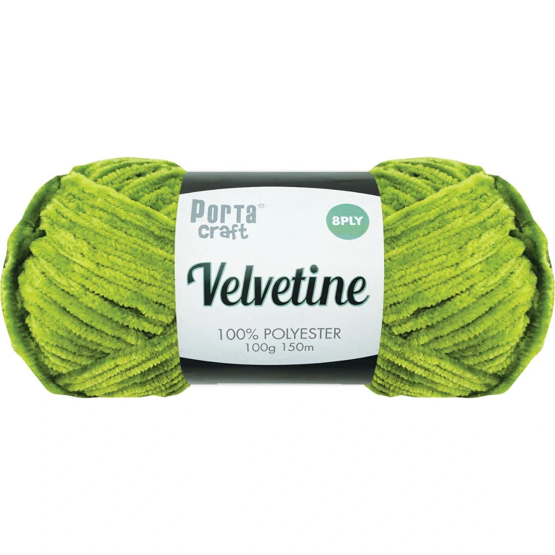 Velvetine Yarn 100g 150m Tree Frog
