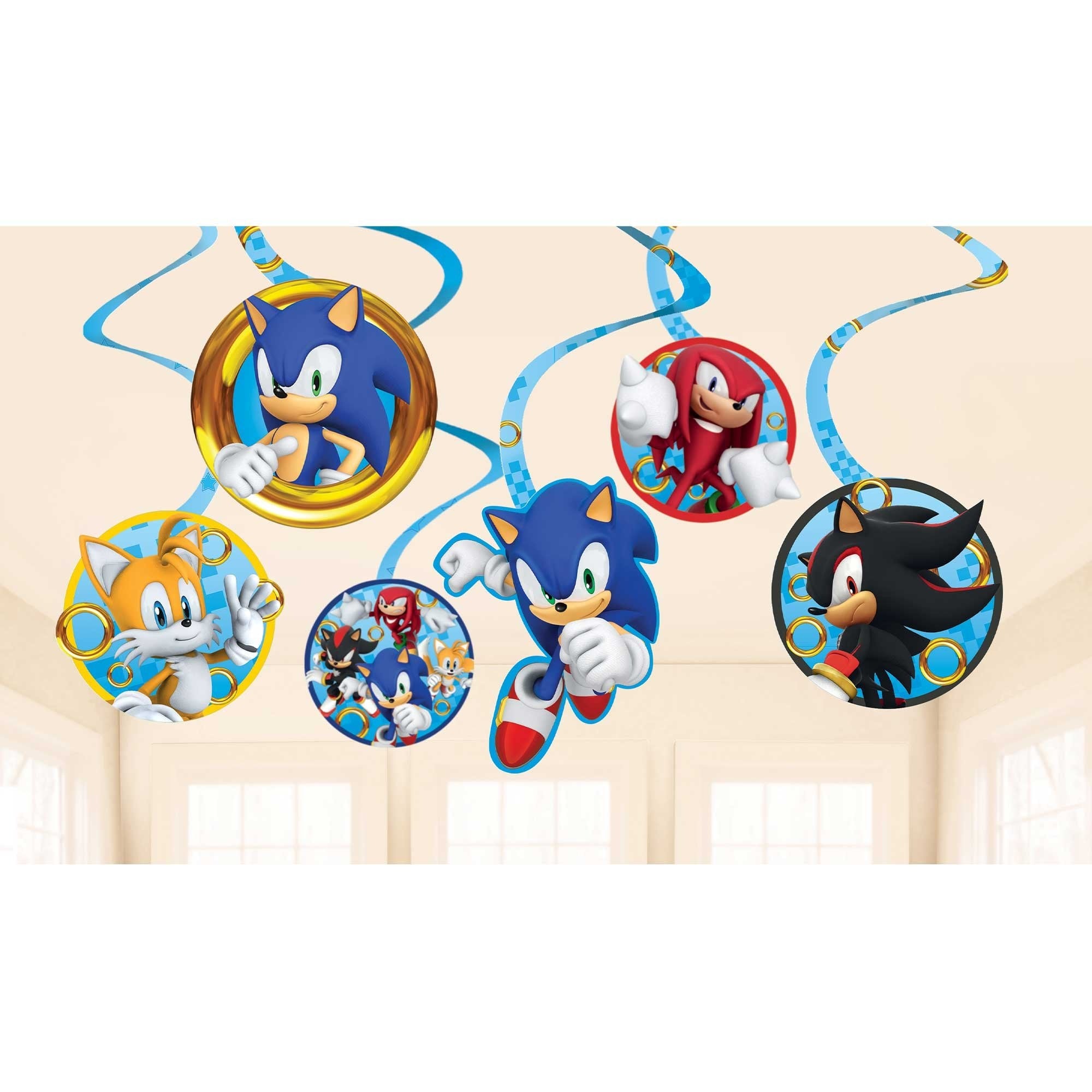 Sonic Hanging Spiral Decorations image 0