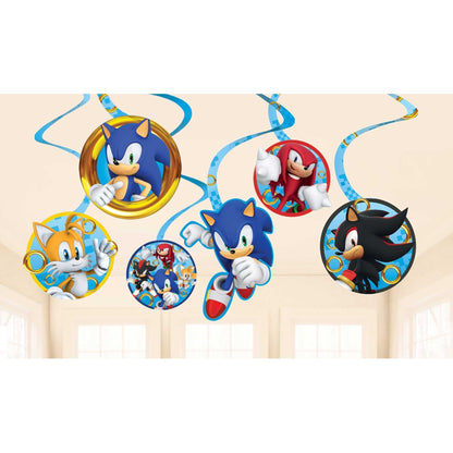 Sonic Hanging Spiral Decorations image 0