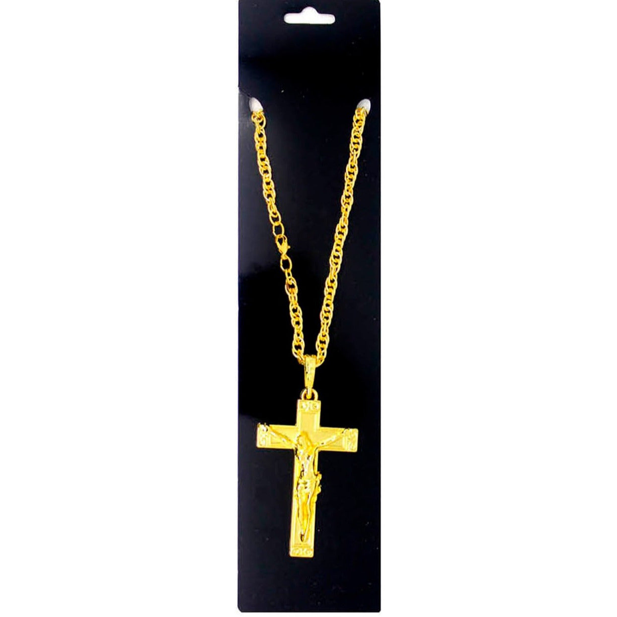 Metal Necklace (Gold Cross Sign) image 0