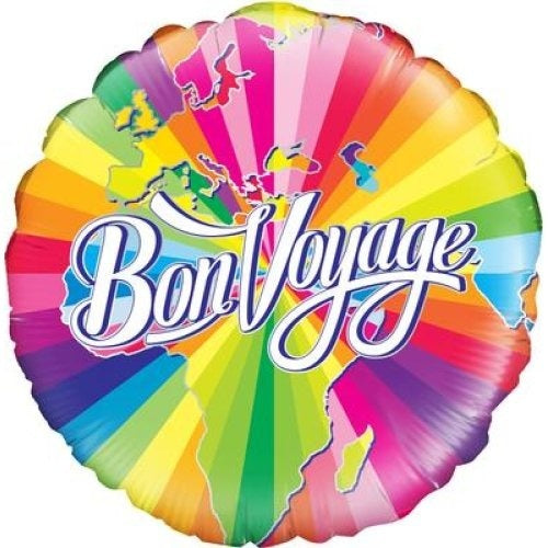 18" Foil Balloon - BON VOYAGE
