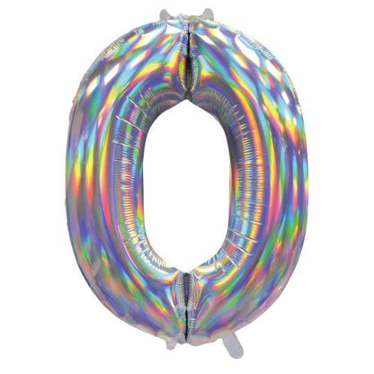 34" Decrotex Foil Balloon - Irid.Silver #0