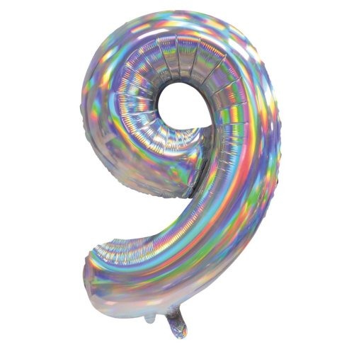 34" Decrotex Foil Balloon - Irid.Silver #9