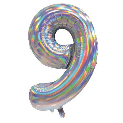 34" Decrotex Foil Balloon - Irid.Silver #9