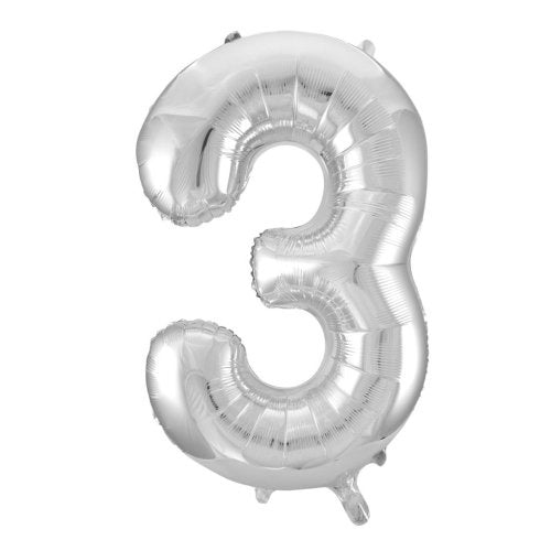 34" Decrotex Foil Balloon - Silver #3