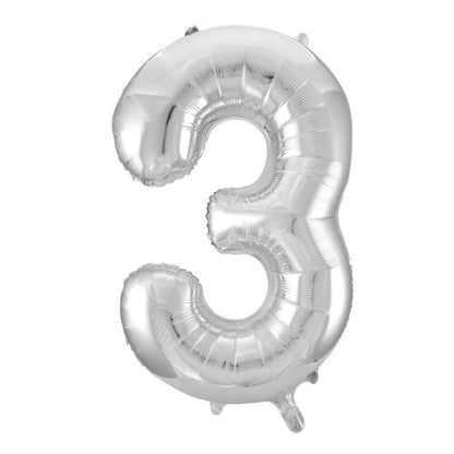 34" Decrotex Foil Balloon - Silver #3