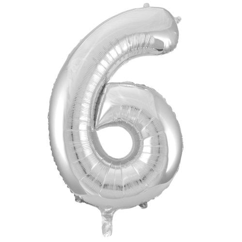 34" Decrotex Foil Balloon - Silver #6