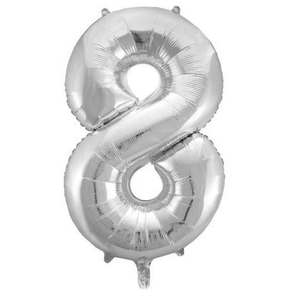 34" Decrotex Foil Balloon - Silver #8