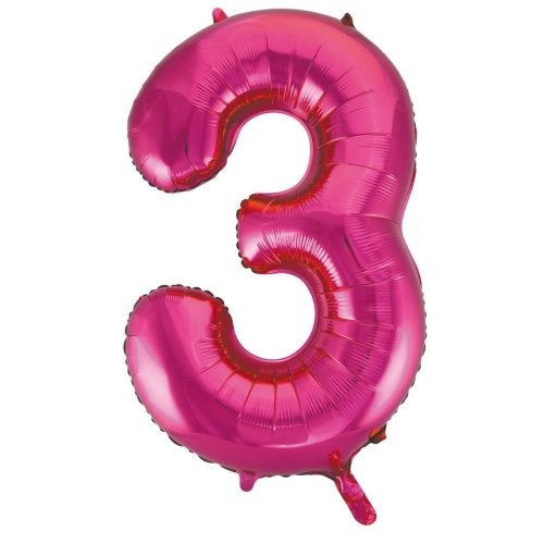 34" Decrotex Foil Balloon - Magenta #3
