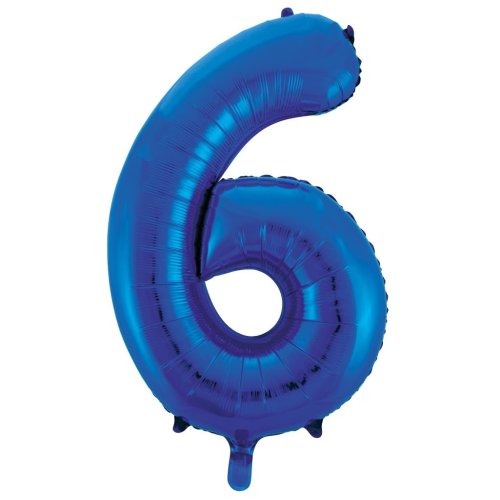 34" Decrotex Foil Balloon - Blue #6