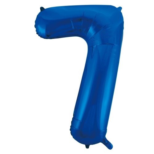 34" Decrotex Foil Balloon - Blue #7