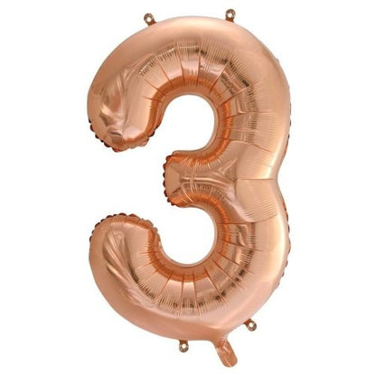 34" Decrotex Foil Balloon - Rose Gold #3
