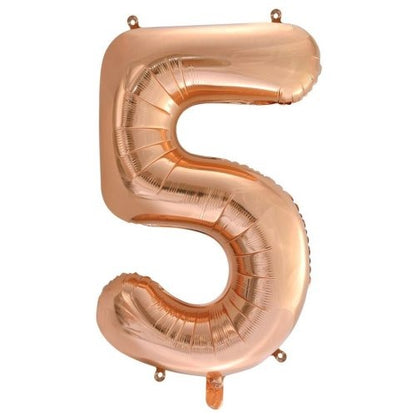 34" Decrotex Foil Balloon - Rose Gold #5