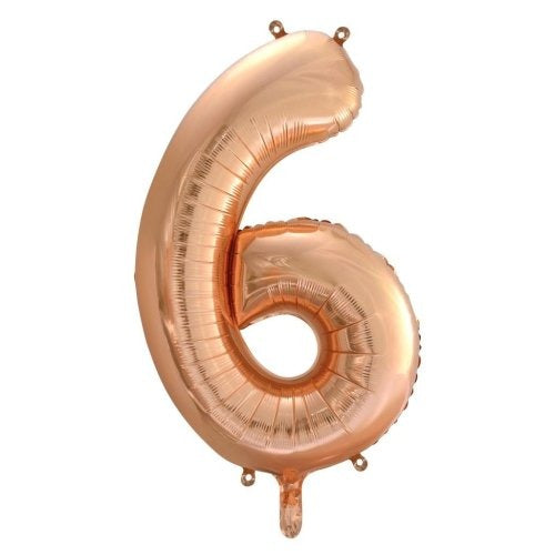 34" Decrotex Foil Balloon - Rose Gold #6