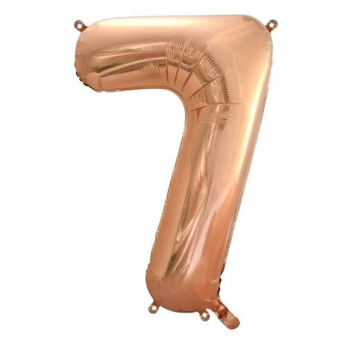 34" Decrotex Foil Balloon - Rose Gold #7