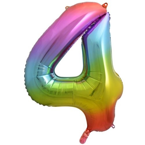 34" Decrotex Foil Balloon - Rainbow #4