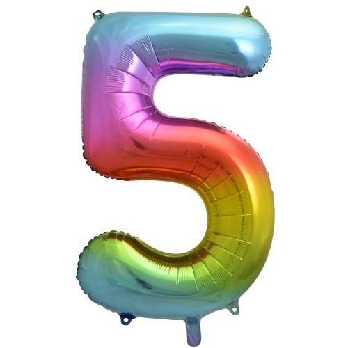 34" Decrotex Foil Balloon - Rainbow #5