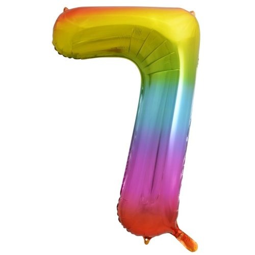34" Decrotex Foil Balloon - Rainbow #7