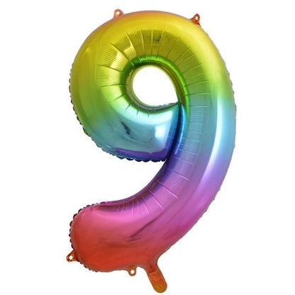 34" Decrotex Foil Balloon - Rainbow #9