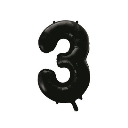 34" Decrotex Foil Balloon - Black #3