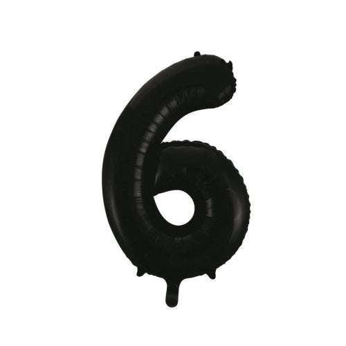 34" Decrotex Foil Balloon - Black #6