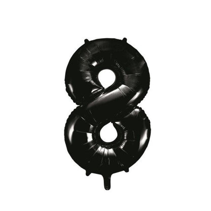 34" Decrotex Foil Balloon - Black #8