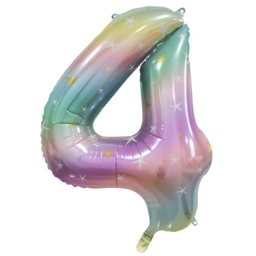34" Decrotex Foil Balloon - Pastel Rainbow #4
