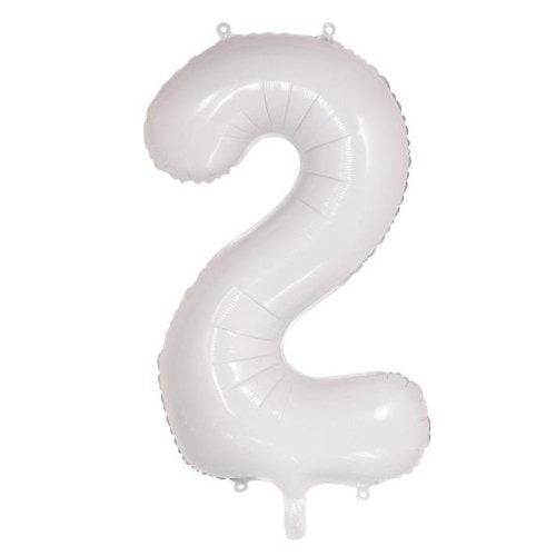 34" Decrotex Foil Balloon - White #2