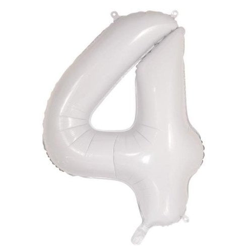 34" Decrotex Foil Balloon - White #4