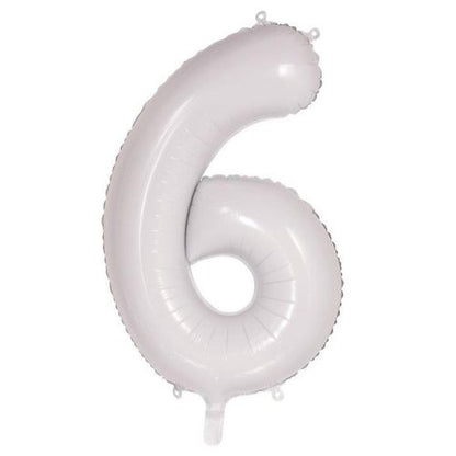 34" Decrotex Foil Balloon - White #6