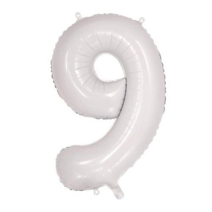 34" Decrotex Foil Balloon - White #9