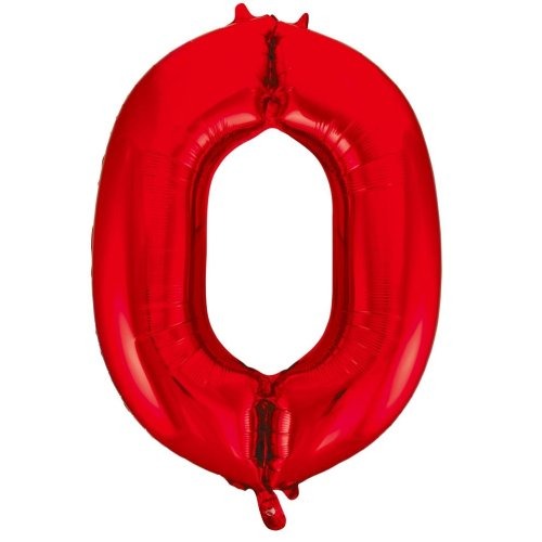 34" Decrotex Foil Balloon - Red #0